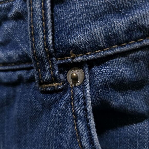 Stretch Comfort Blue Jeans 38x29 Mens L342 Straight Leg Medium Wash Western Work - Picture 5 of 16